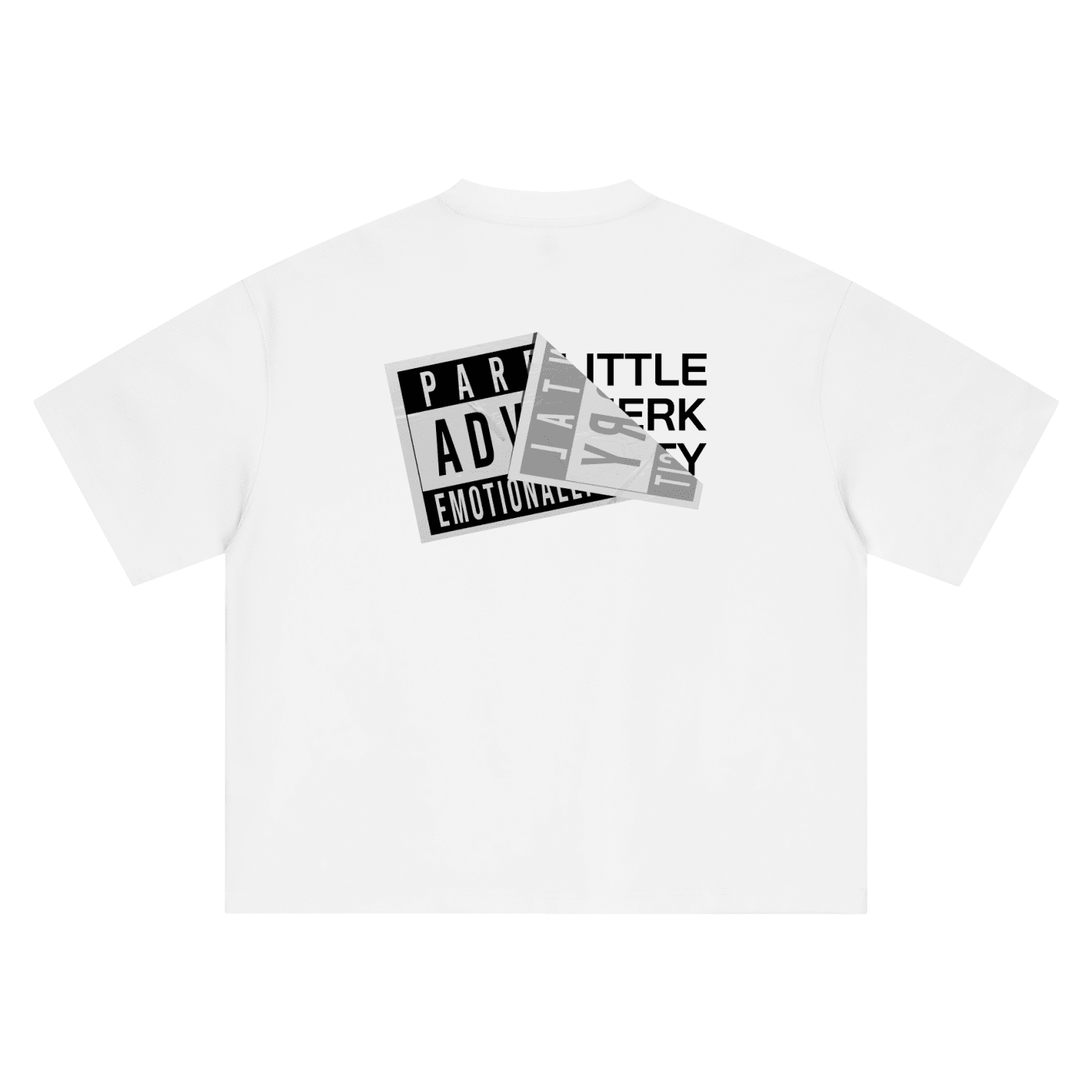 Parental Advisory Boxy Oversized T-Shirt - Little Jerk Society