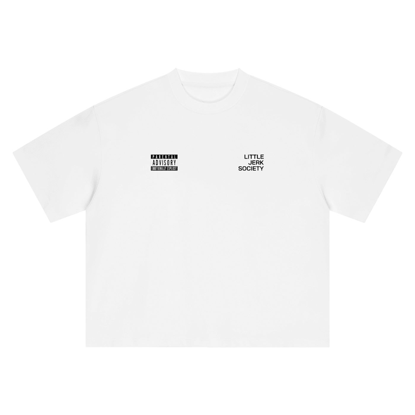Parental Advisory Boxy Oversized T-Shirt - Little Jerk Society