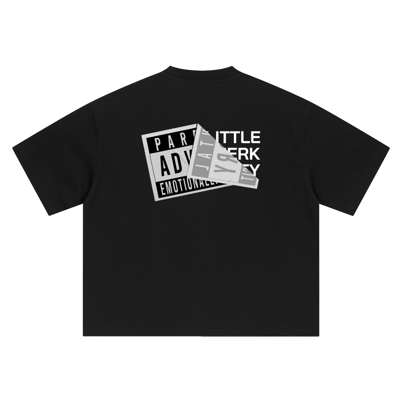 Parental Advisory Boxy Oversized T-Shirt - Little Jerk Society